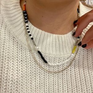LOVE bead necklace 💕